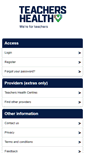 Mobile Screenshot of online.teachershealth.com.au
